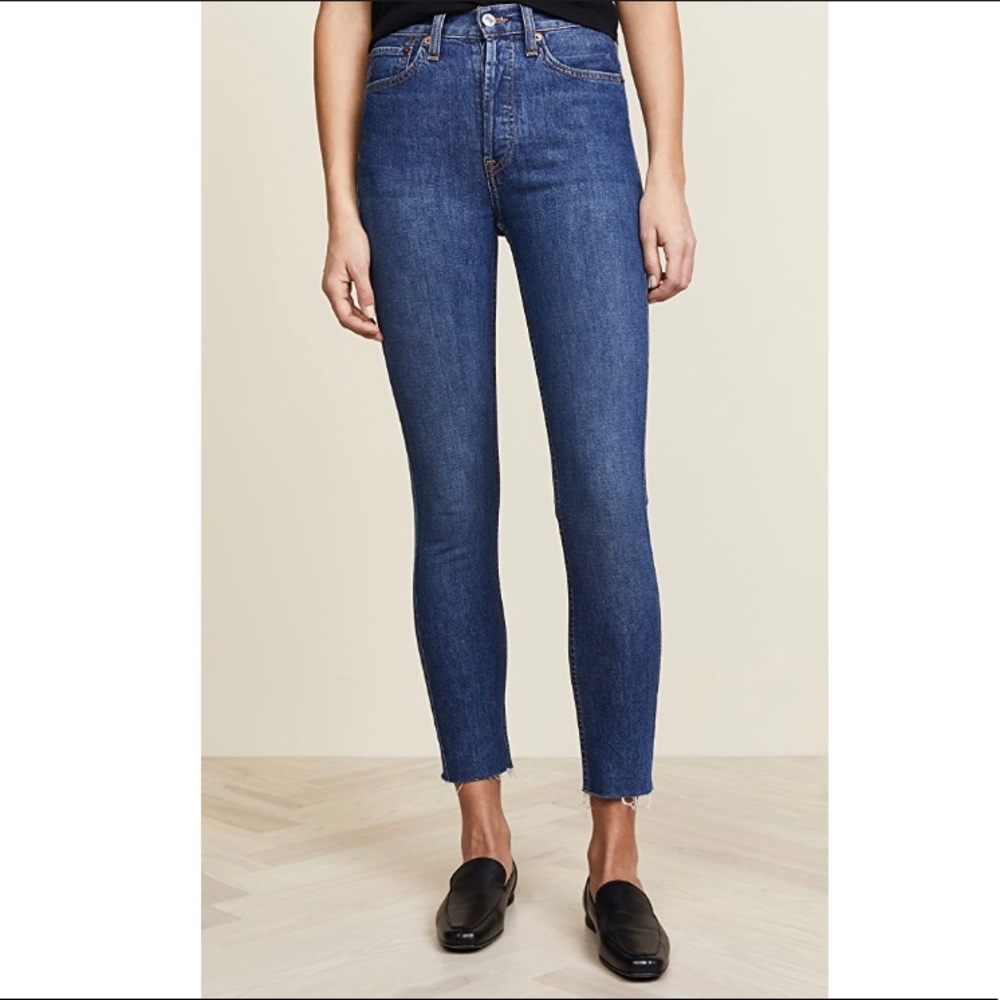Re/Done Hi Rise Skinny Crop *30*